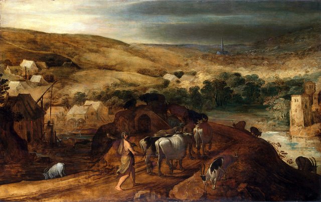 Hercules Steals the Oxen of Geryon by Joos de Momper the Younger