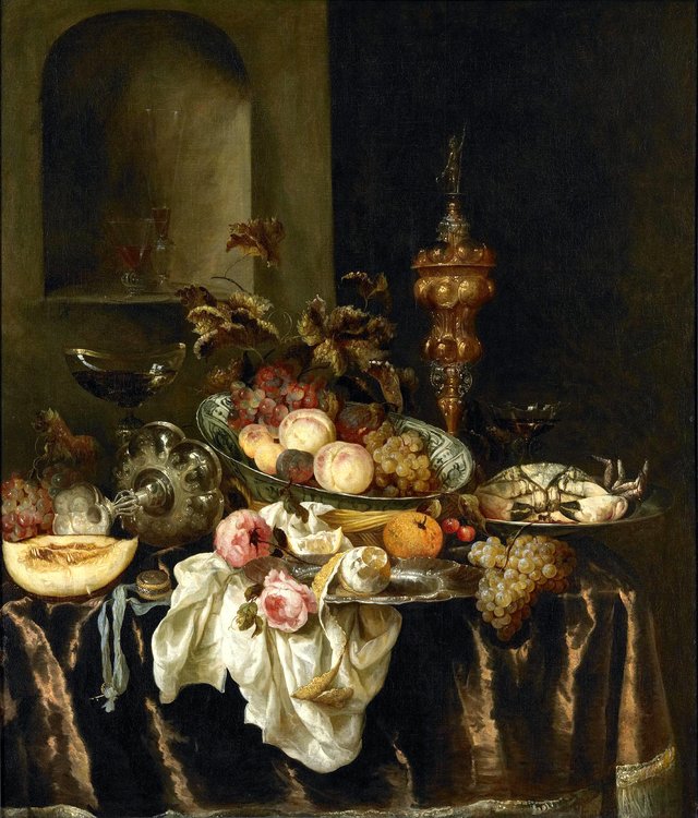 Stille life by Abraham van Beijeren