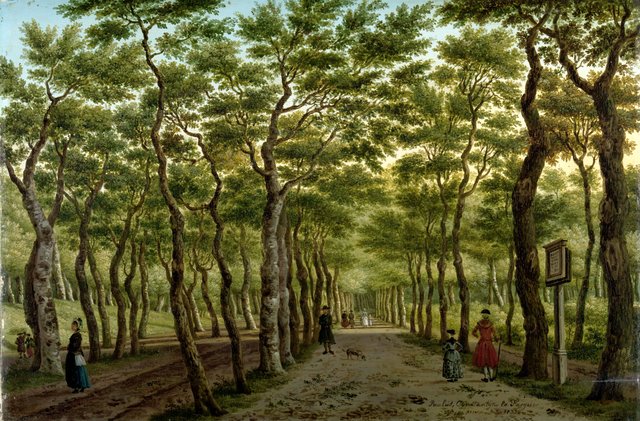 The Herepad in the Haagse Bos by Paulus Constantijn la Fargue