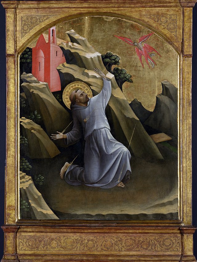 Saint Francis Receiving the Stigmata by Lorenzo Monaco