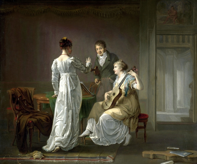 The Music Lesson by Louis Moritz