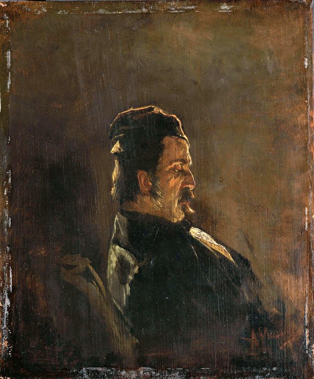Portrait of Pieter Frederik van Os, Painter by Anton Mauve