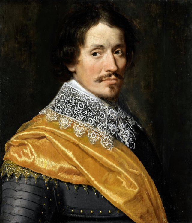 Portrait of an officer by Wybrand de Geest