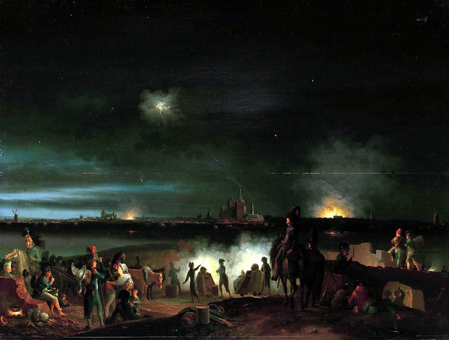 The Shelling of ’s-Hertogenbosch by the French by Joseph August Knip