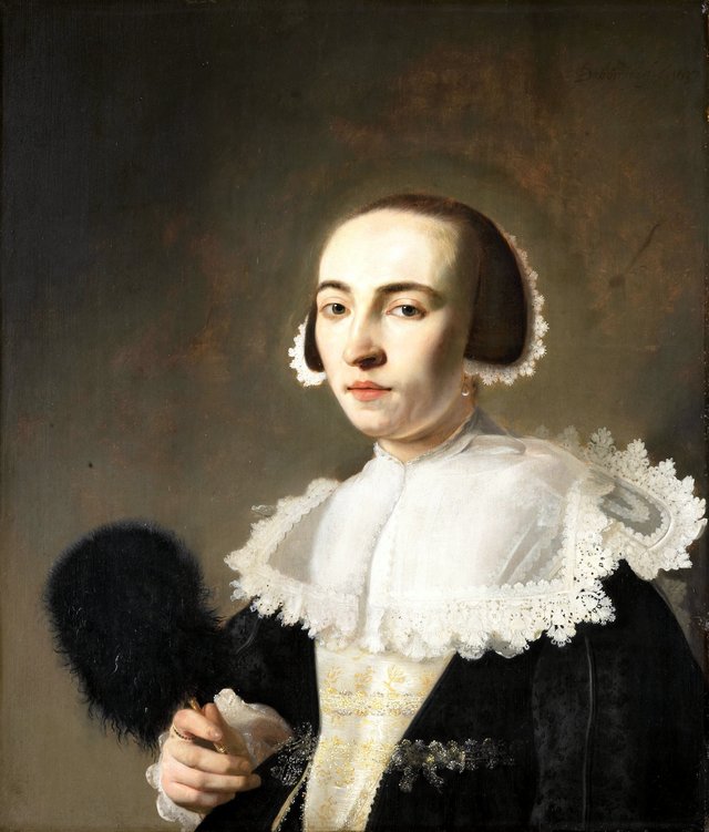 Portrait of a woman by Pieter Dubordieu