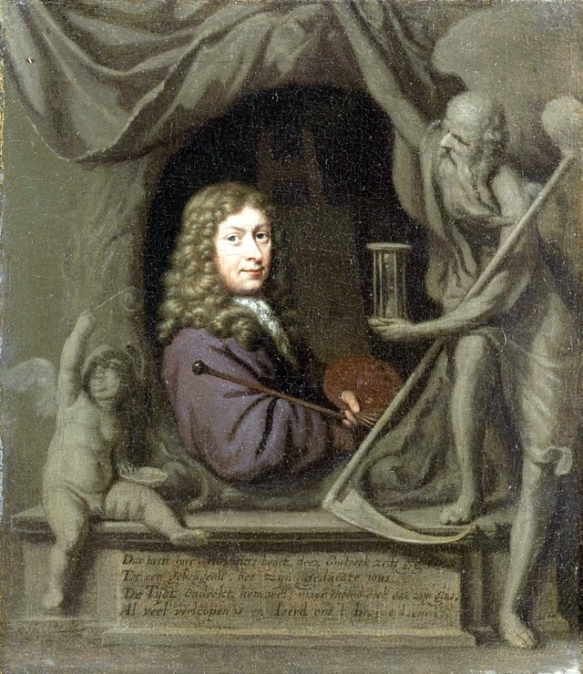 Self portrait by Michiel van Musscher