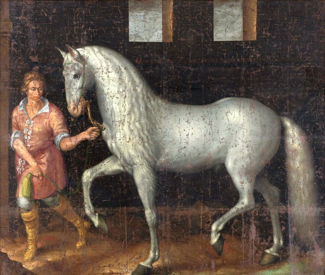 Spanish Warhorse by Jacob de Gheyn II