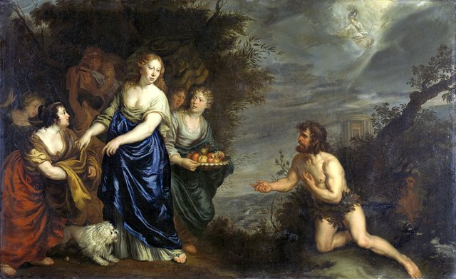Odysseus and Nausikaä by Joachim von Sandrart the Elder