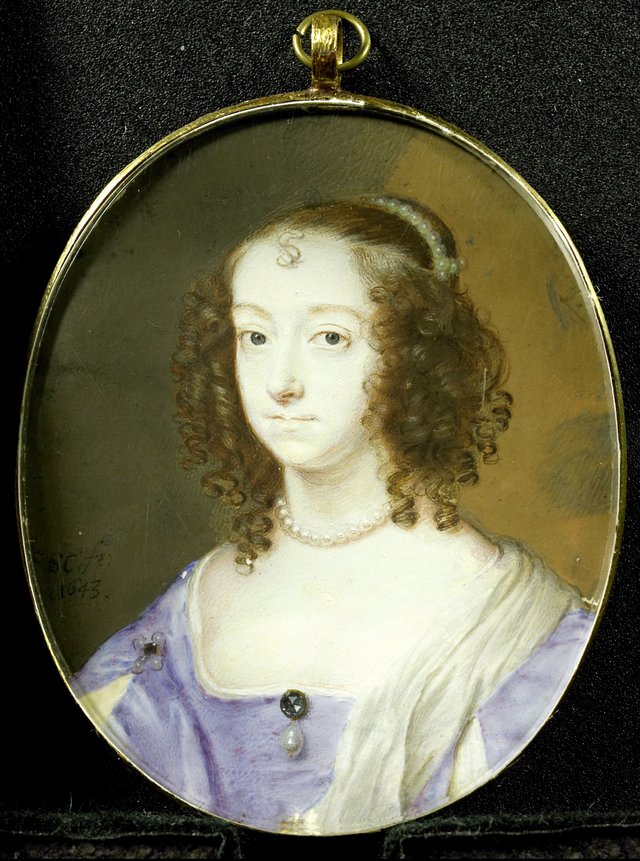 Portret van een vrouw by Samuel Cooper