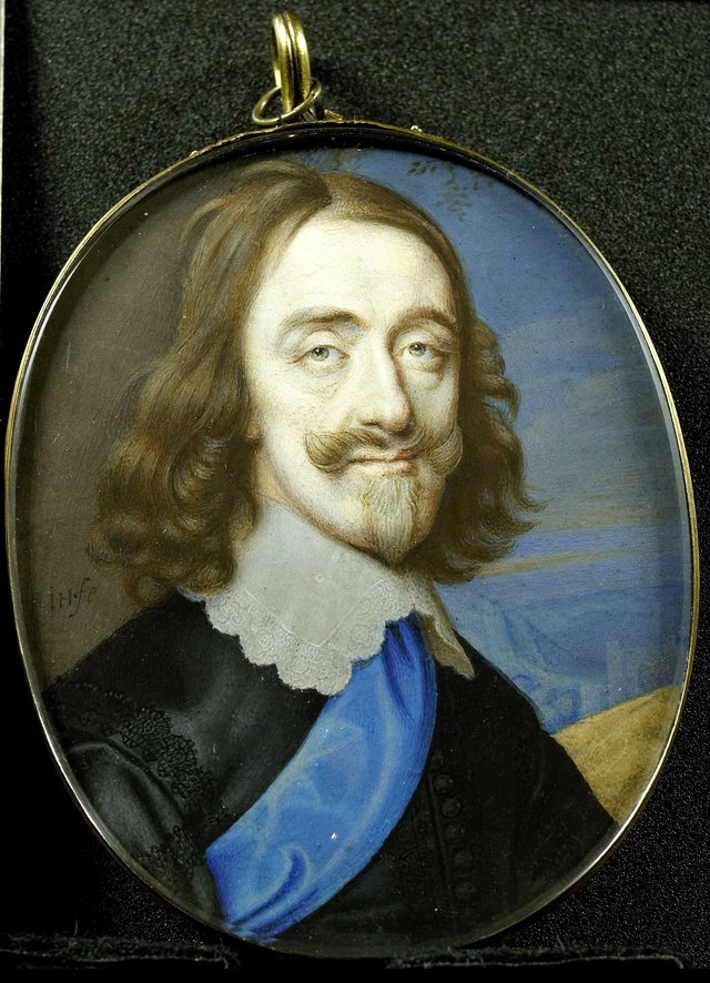 Portrait of Charles I, king of England by John Hoskins