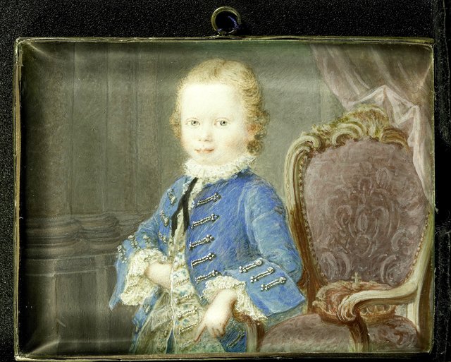 Portrait of Willem V van Oranje- Nassau (1748-1806) by Robert Mussard