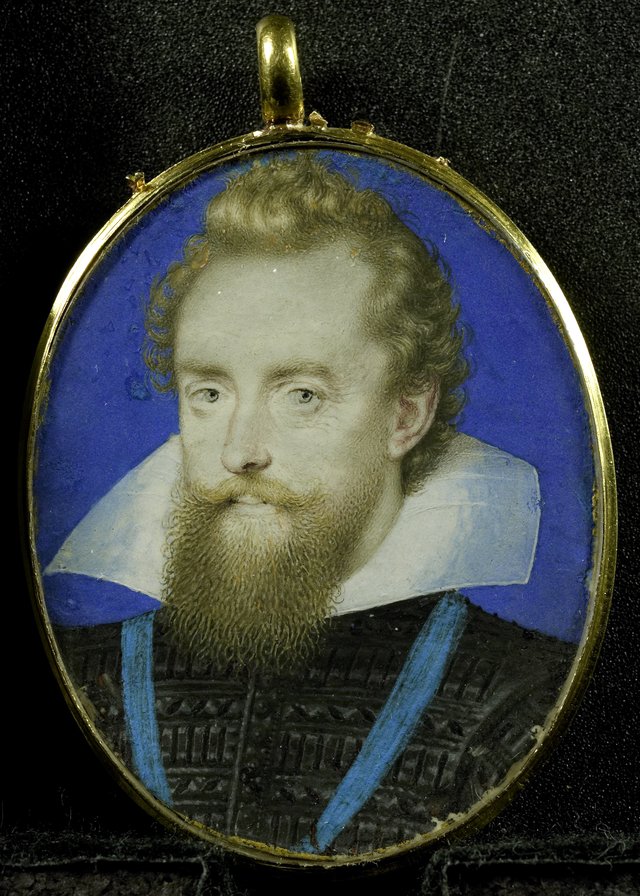 Ludovic Stuart (1574-1623/1624), eerste hertog van Richmond en tweede hertog van Lennox of Thomas Howard (1561-1628), graaf van Suffolk by Isaac Oliver