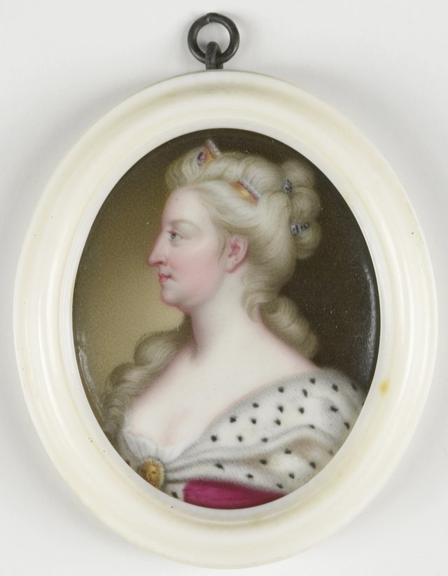 Caroline van Brandenburg-Anspach (1683-1737). Echtgenote van George II, koning van Engeland by Christian Friedrich Zincke