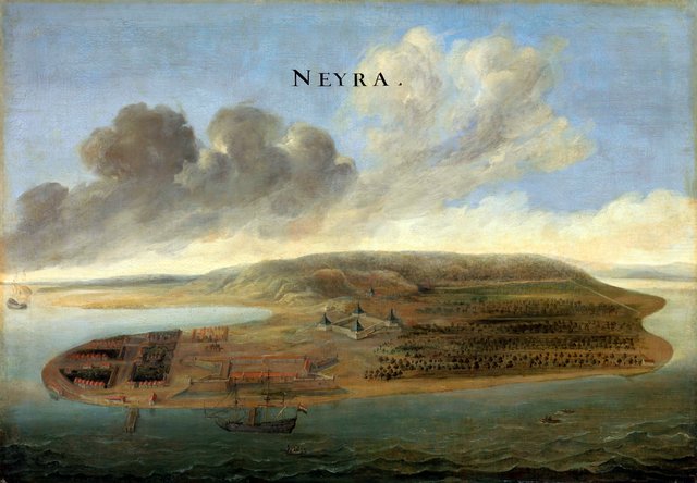 View of Banda, Southern Moluccas by Johannes Vingboons