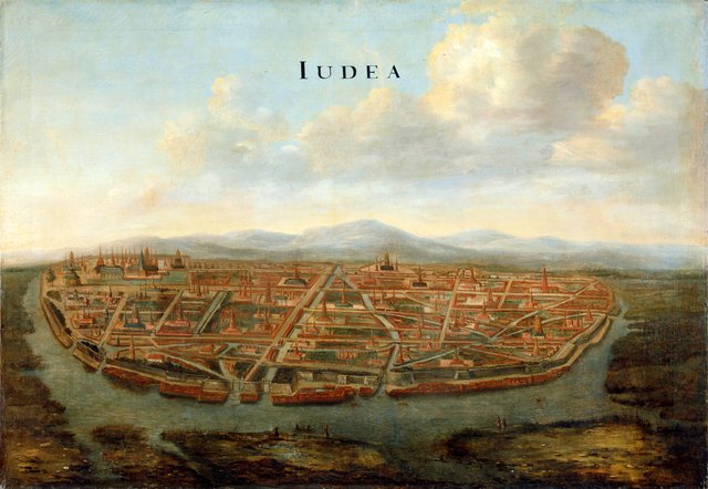 View of Iudea, the Capital of Siam by Johannes Vingboons