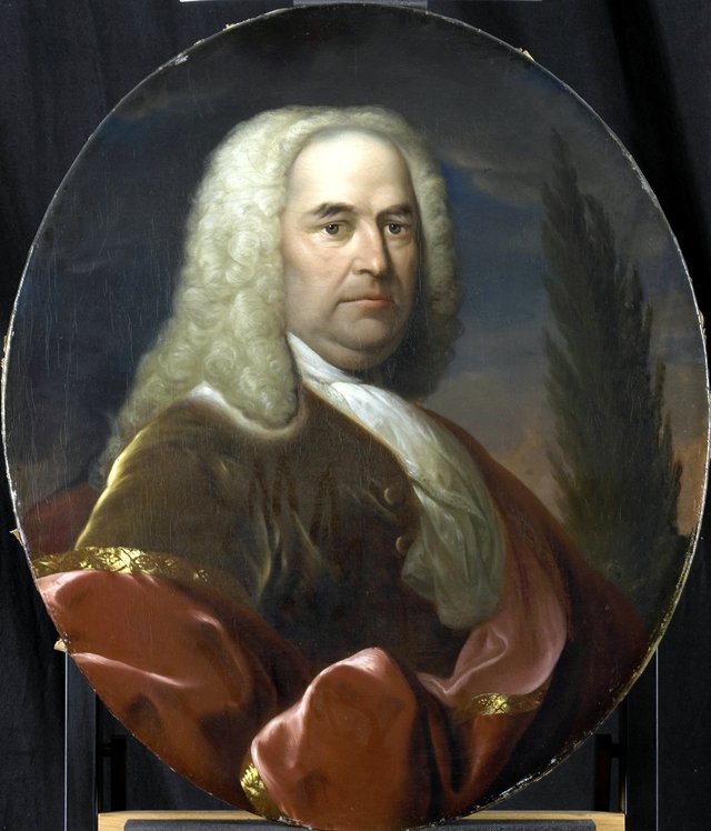 Portrait of Hugo du Bois, Director of the Rotterdam Chamber of the Dutch East India Company, elected 1734 by Dionys van Nijmegen