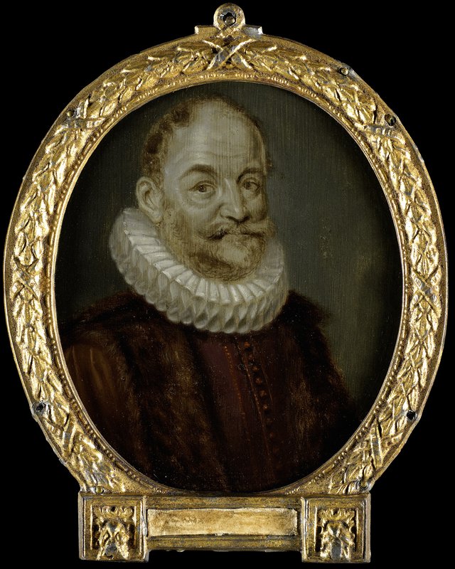 Portrait of Johannes Polyander à Kerckhoven, Professor of Theology in Leiden by Arnoud van Halen