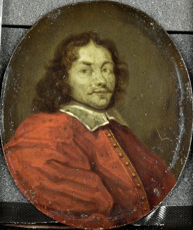 Portrait of Matthijs Gansneb, called Tengnagel, Poet in Amsterdam by Arnoud van Halen