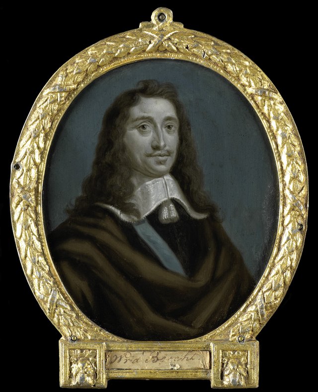 Portrait of Everard Meyster, Poet in Utrecht by Arnoud van Halen