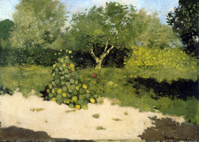 Corner of a Garden with Nasturtiums by Richard Roland Holst