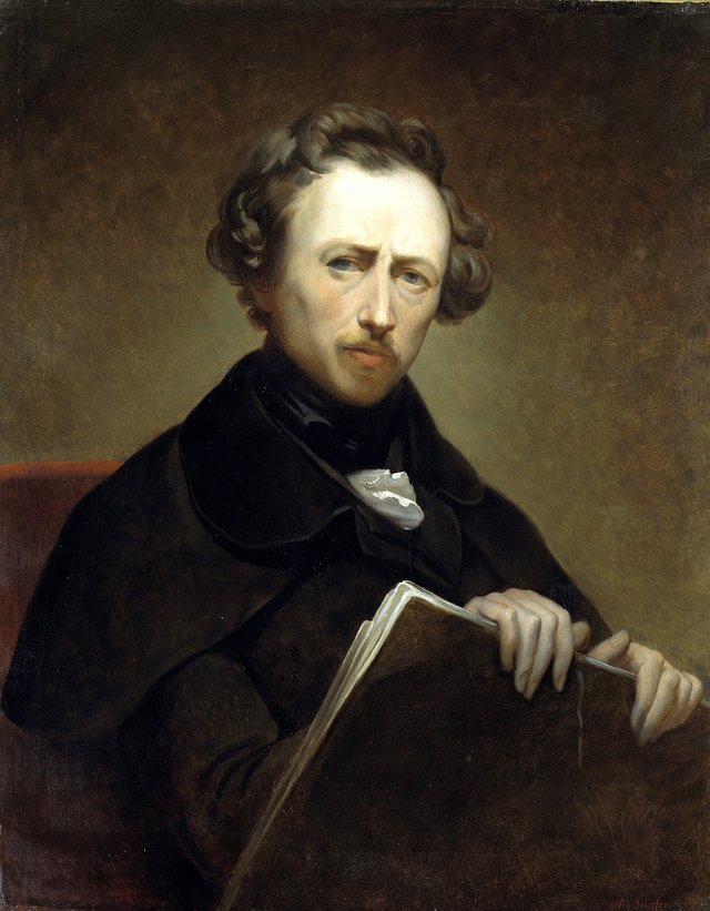 Self Portrait at age of 43 by Ary Scheffer