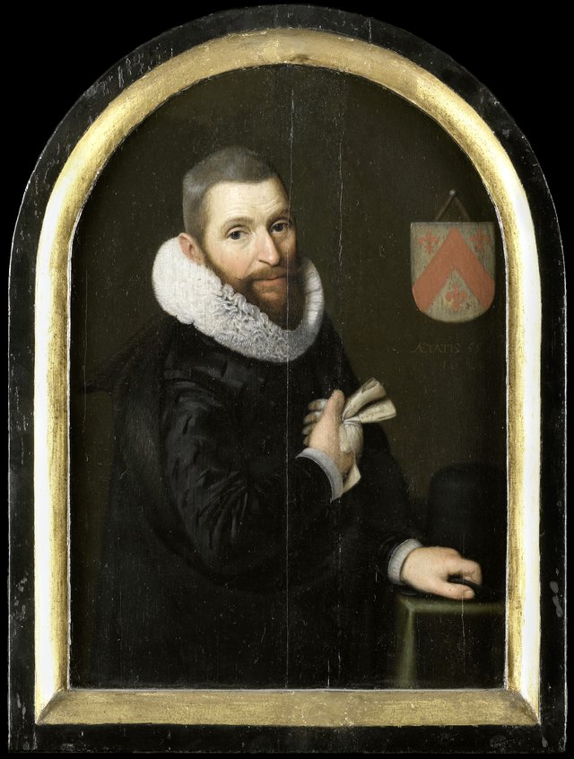 Portrait of Johan Gerritsz van Schoterbosch (c. 1564-1654) by Cornelis Engelsz.
