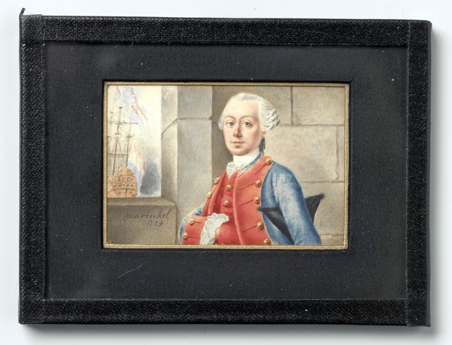 Portret van een zeeofficier by Joseph Marinkelle