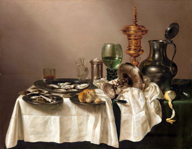 Still Life with a Gilt Cup by Willem Claesz. Heda