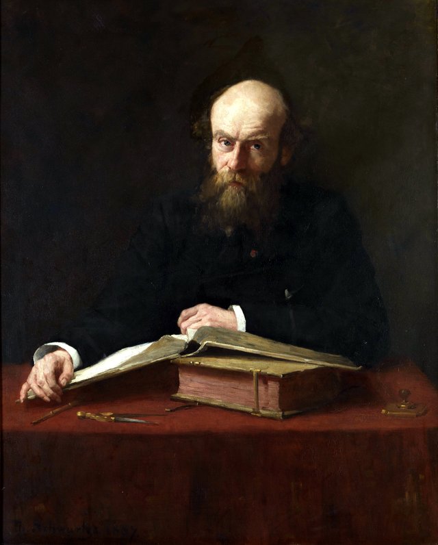 Portrait of Dr. P.J.H. Cuypers (1827-1921) by Thérèse Schwartze