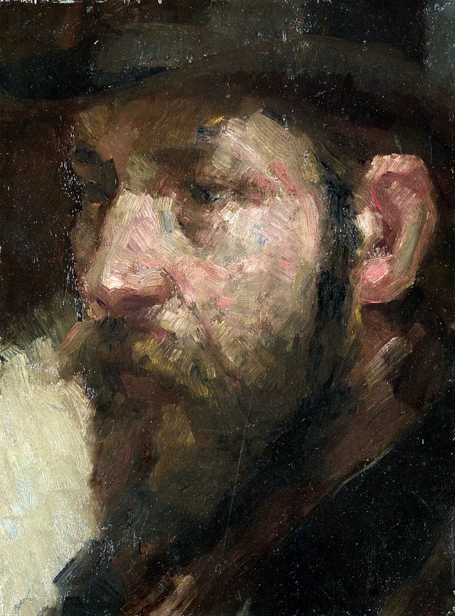 Portrait of the art dealer E.J. van Wisselingh (1848-1912) by Marinus van der Maarel