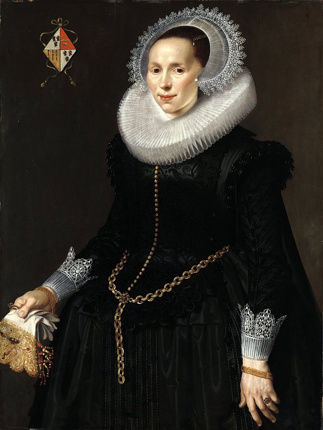 Portrait of Johanna Le Maire (c. 1601-60) by Nicolaes Eliaszoon Pickenoy