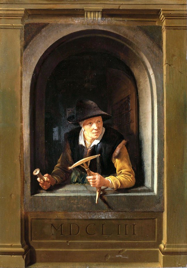 A Fisherman's Wife by Gerrit Dou