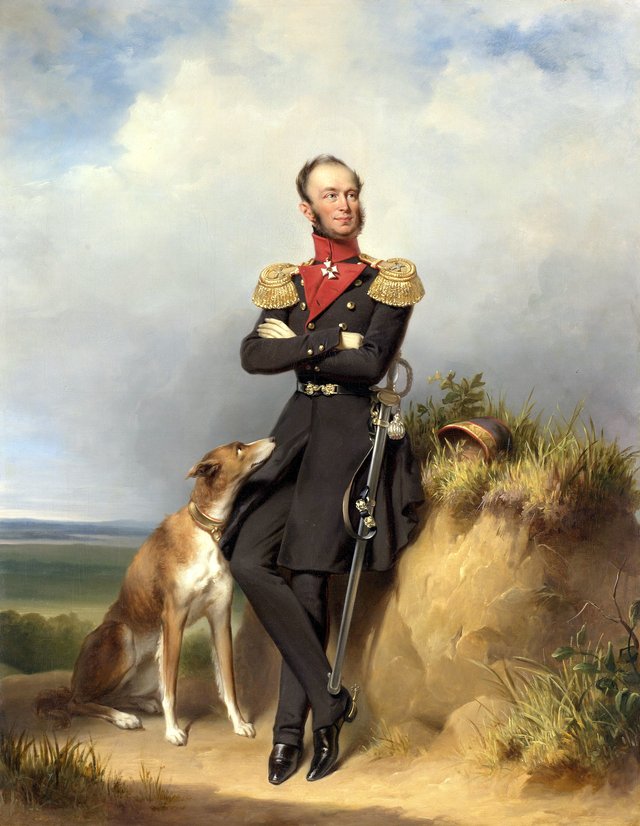 Portrait of William II, King of the Netherlands by Jan Adam Kruseman
