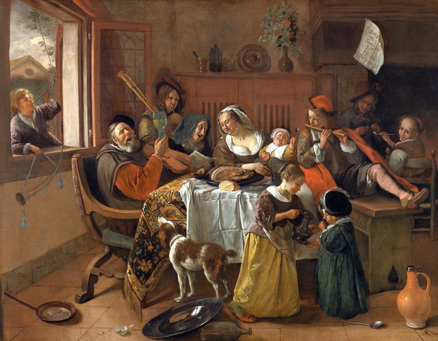 The Happy Family by Jan Steen