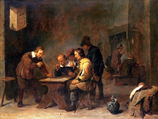 The Gamblers by David Teniers the Younger