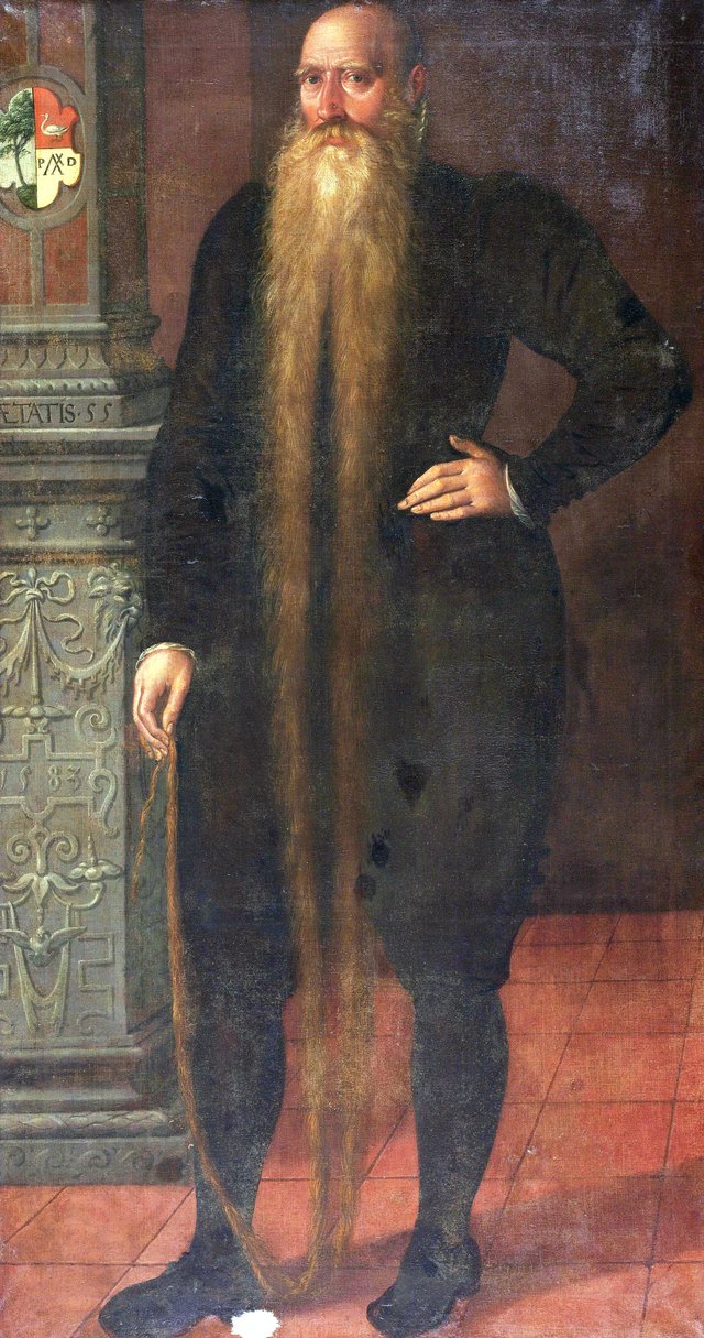 Portrait of Pieter Dircksz, called Long Beard, Council Member of the Orphan Chamber in Edam by Aert Pietersz