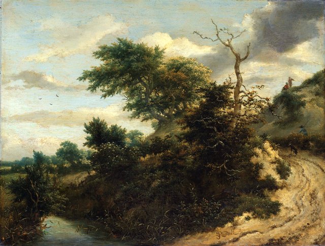 Sandy Track in the Dunes by Jacob van Ruisdael