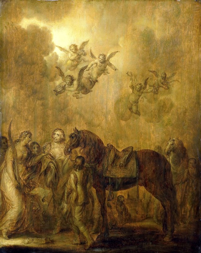 Allegory of the stadholdership of Prince Frederik Hendrik of Orange by Adriaen van de Venne