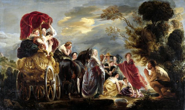 The Meeting of Odysseus and Nausicaa by Jacob Jordaens