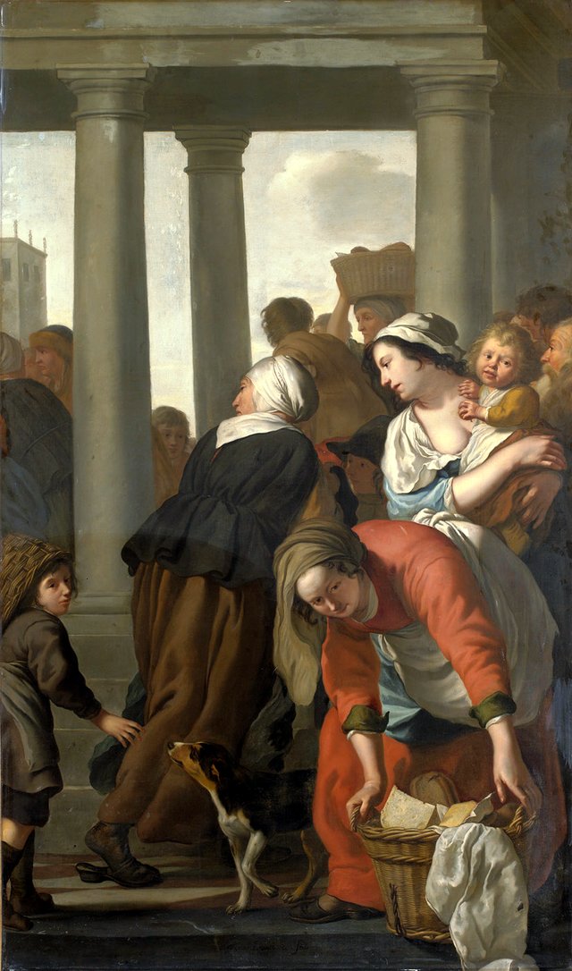 Distribution of food by Jan Gerritsz van Bronckhorst