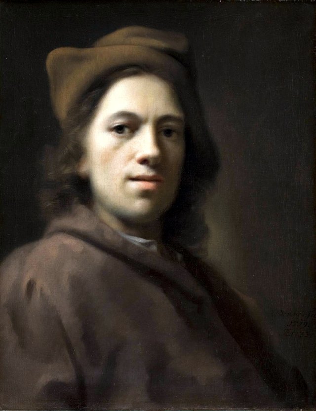 Selvportræt by Balthasar Denner