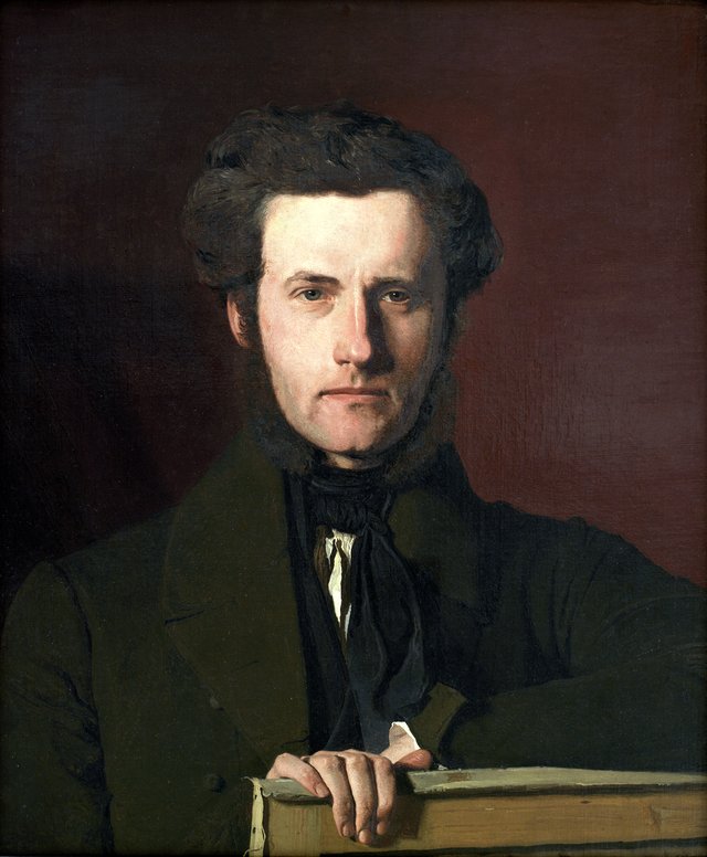 Dekorationsmaler Georg Christian Hilker by Christen Købke