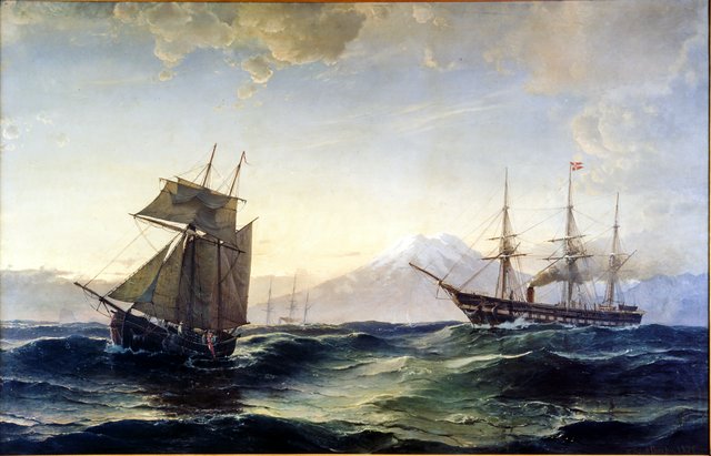 Under Island by Carl Frederik Sørensen