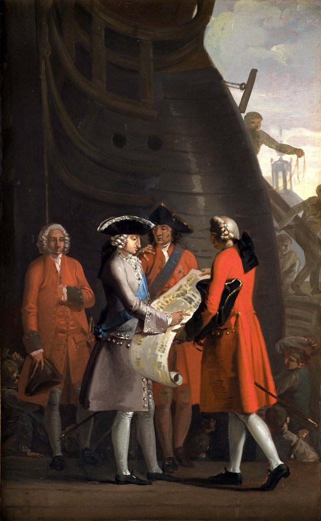 Dokken anlægges under Christian VI by Nicolai Abildgaard