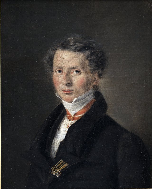 Mathias Friis von Irgens-Bergh, chargé d'affaires i Dresden by Christian Albrecht Jensen