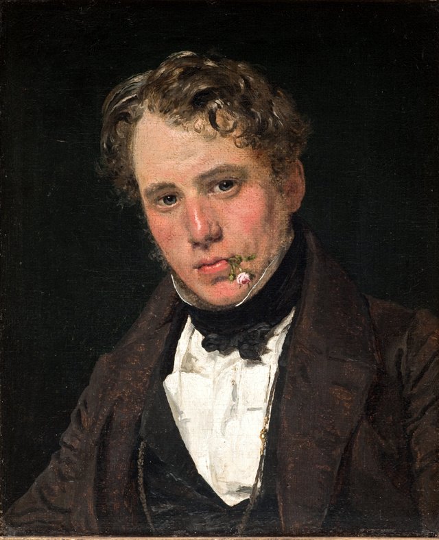 Maleren Wilhelm Marstrand by Christen Købke