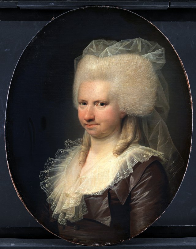 Charlotte Sophie Gerner, f. Rasch, Henrik Gerners hustru by Jens Juel