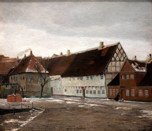 Vinteraften i Ribe by Johan Rohde