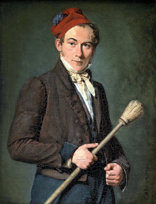 Teatermaler Troels Lund by Christian Albrecht Jensen