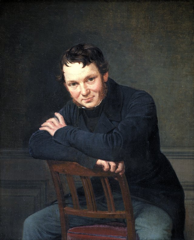 Arkitekten Gottlieb Bindesbøll by Wilhelm Marstrand